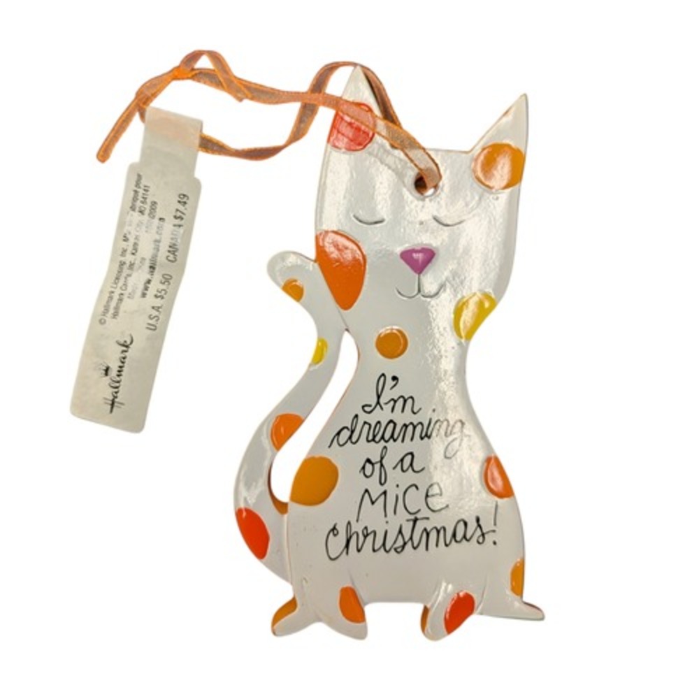 Hallmark 'I'm Dreaming Of A Mice Christmas' Cat Ornament
